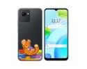 Funda Silicona Transparente para Realme C30 diseño Leopardo Dibujos