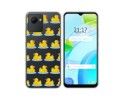 Funda Silicona Transparente para Realme C30 diseño Pato Dibujos