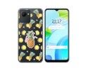 Funda Silicona Transparente para Realme C30 diseño Piña Dibujos
