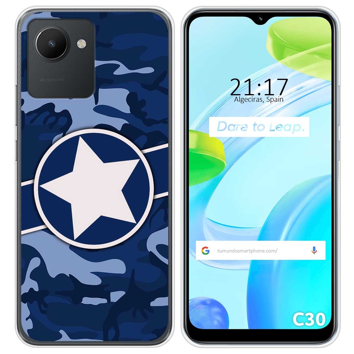 Funda Silicona para Realme C30 diseño Camuflaje 03 Dibujos