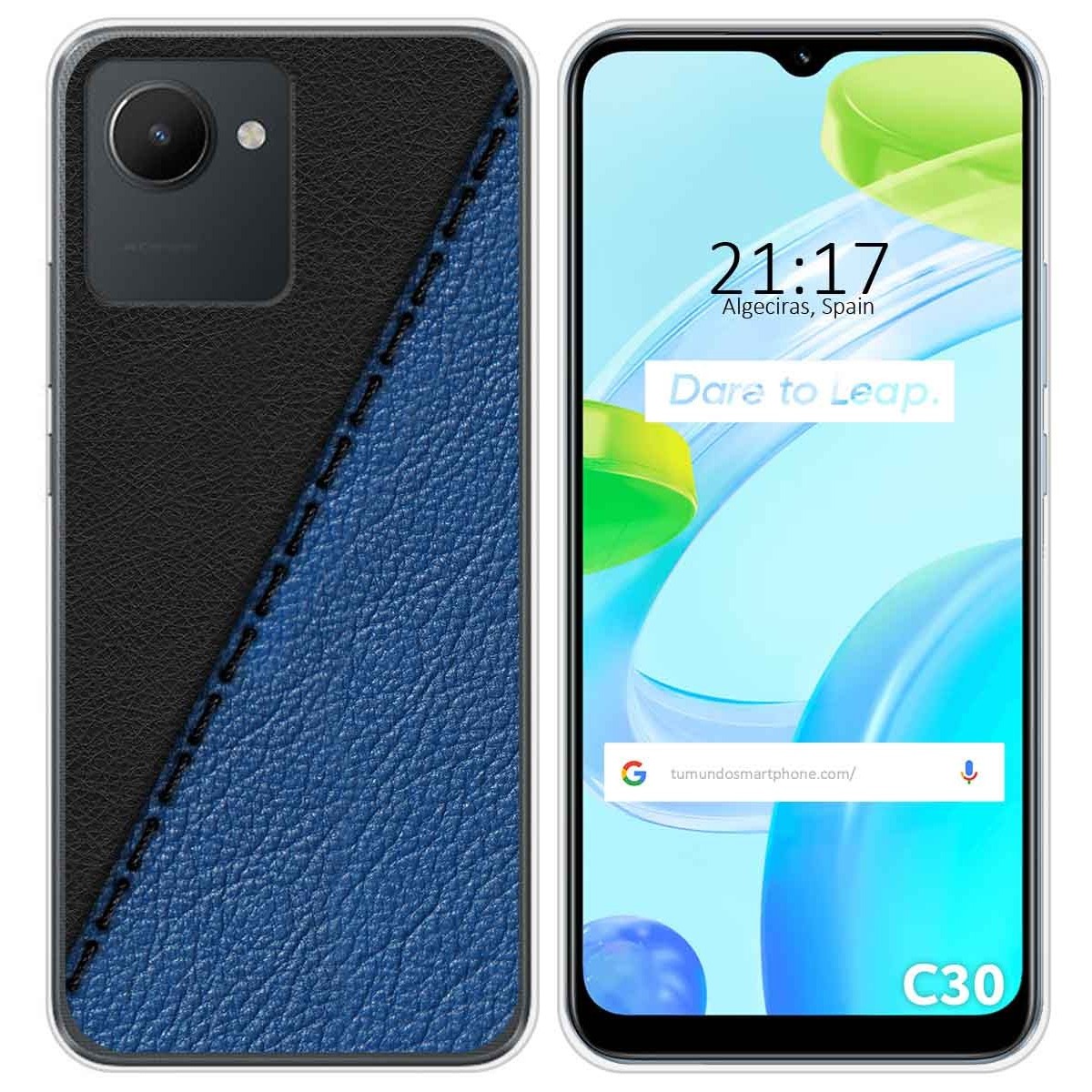 Funda Silicona para Realme C30 diseño Cuero 02 Dibujos