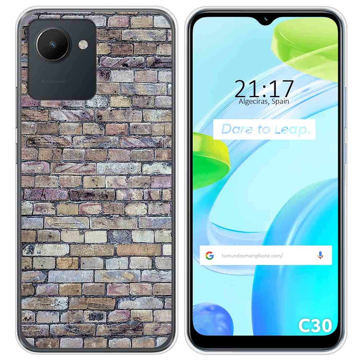 Funda Silicona para Realme C30 diseño Ladrillo 02 Dibujos