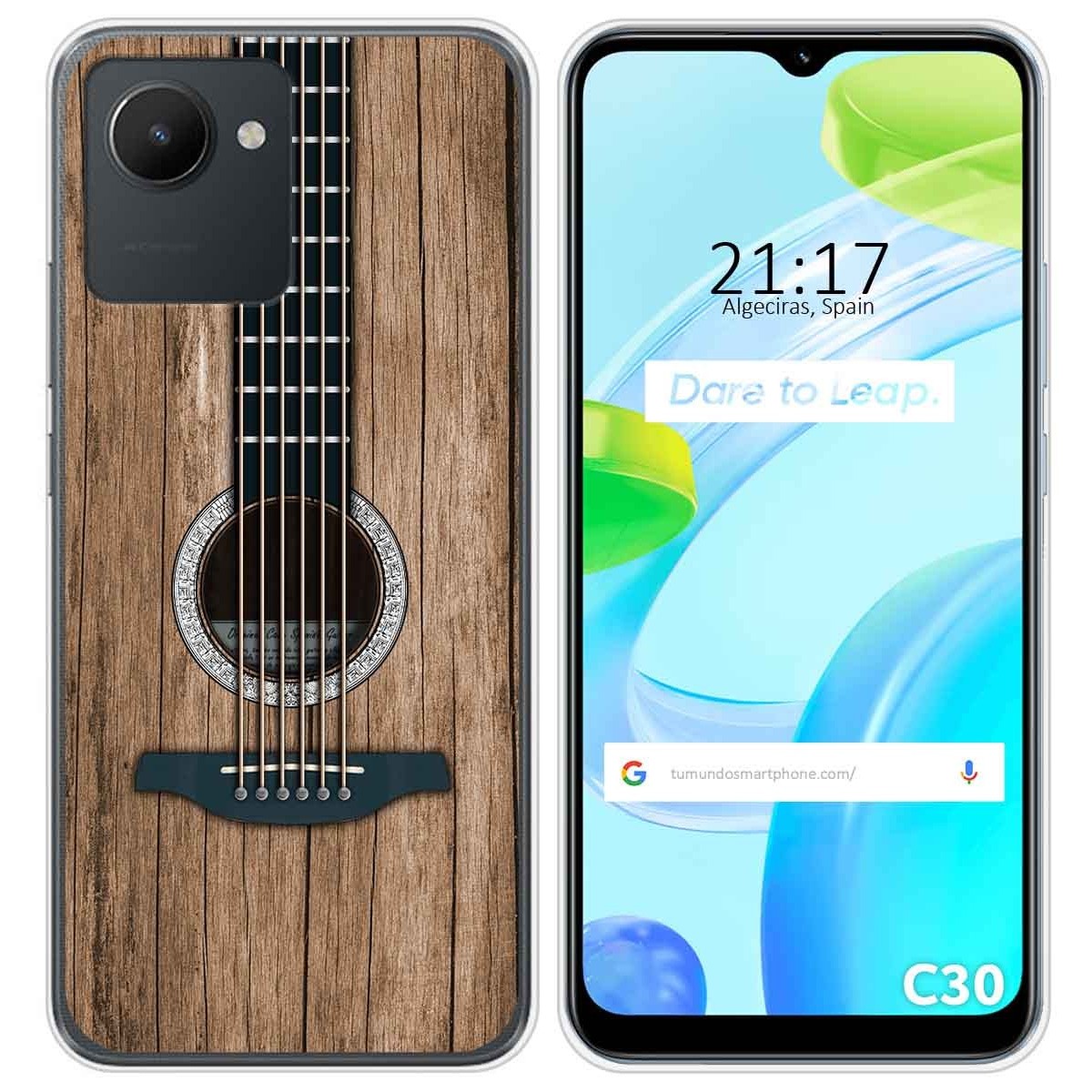 Funda Silicona para Realme C30 diseño Madera 11 Dibujos
