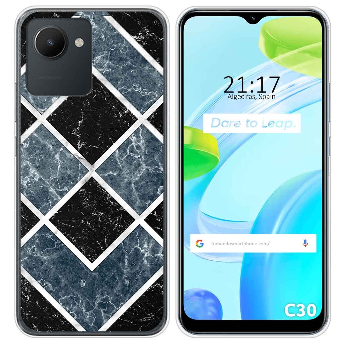 Funda Silicona para Realme C30 diseño Mármol 06 Dibujos
