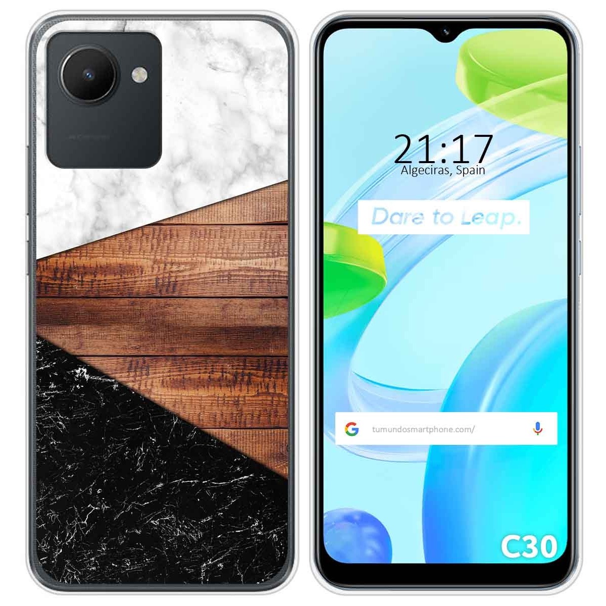 Funda Silicona para Realme C30 diseño Mármol 11 Dibujos