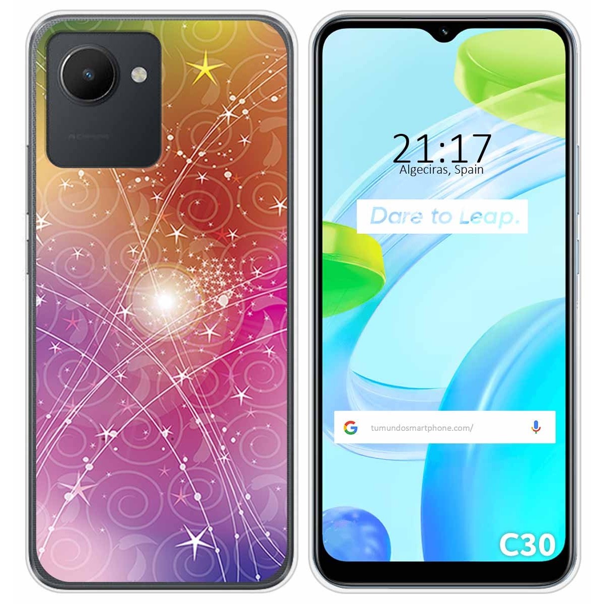 Funda Silicona para Realme C30 diseño Abstracto Dibujos