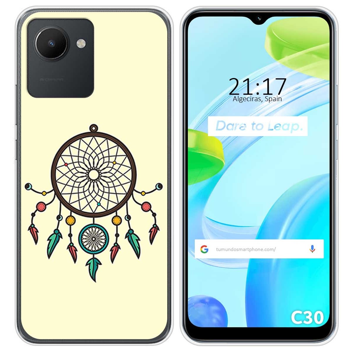 Funda Silicona para Realme C30 diseño Atrapasueños Dibujos