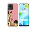 Funda Silicona para Realme C30 diseño Brochas Dibujos