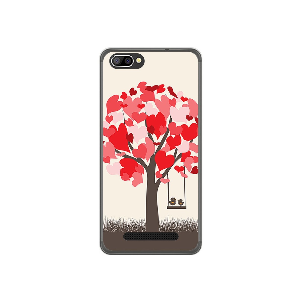 Funda Gel Tpu para Doogee X20 / X20L Diseño Pajaritos Dibujos