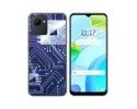 Funda Silicona para Realme C30 diseño Circuito Dibujos