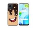 Funda Silicona para Realme C30 diseño Helado Chocolate Dibujos