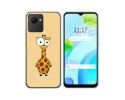 Funda Silicona para Realme C30 diseño Jirafa Dibujos