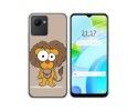 Funda Silicona para Realme C30 diseño Leon Dibujos