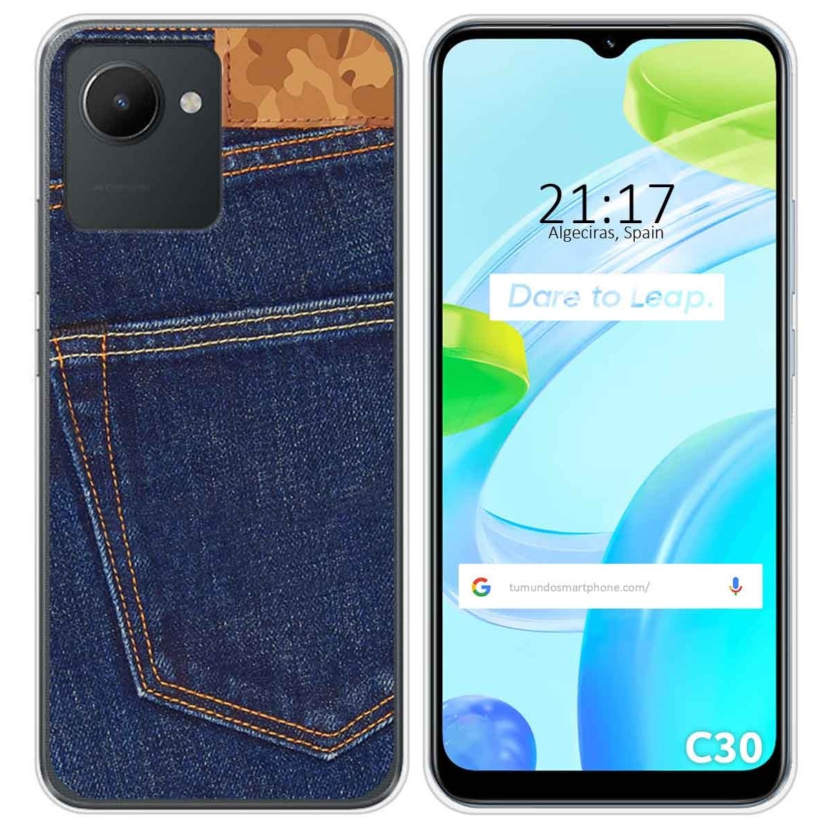 Funda Silicona para Realme C30 diseño Vaquero Dibujos