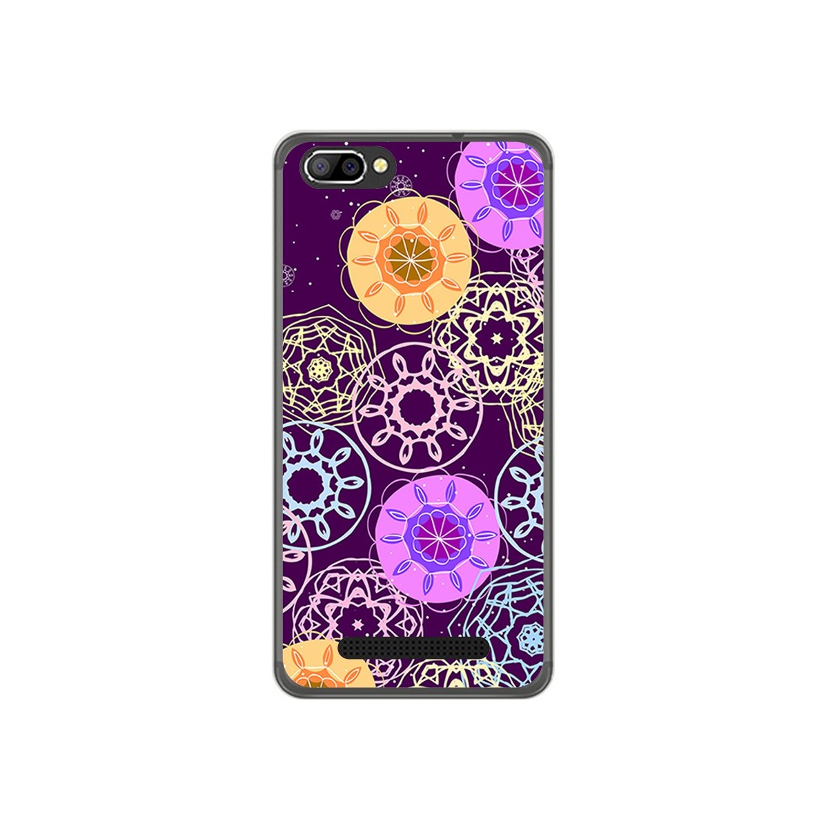 Funda Gel Tpu para Doogee X20 / X20L Diseño Radial Dibujos