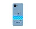 Funda Silicona Líquida Azul para Realme C30 diseño Agua Dibujos