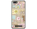 Funda Gel Tpu para Doogee X20 / X20L Diseño Sellos Dibujos