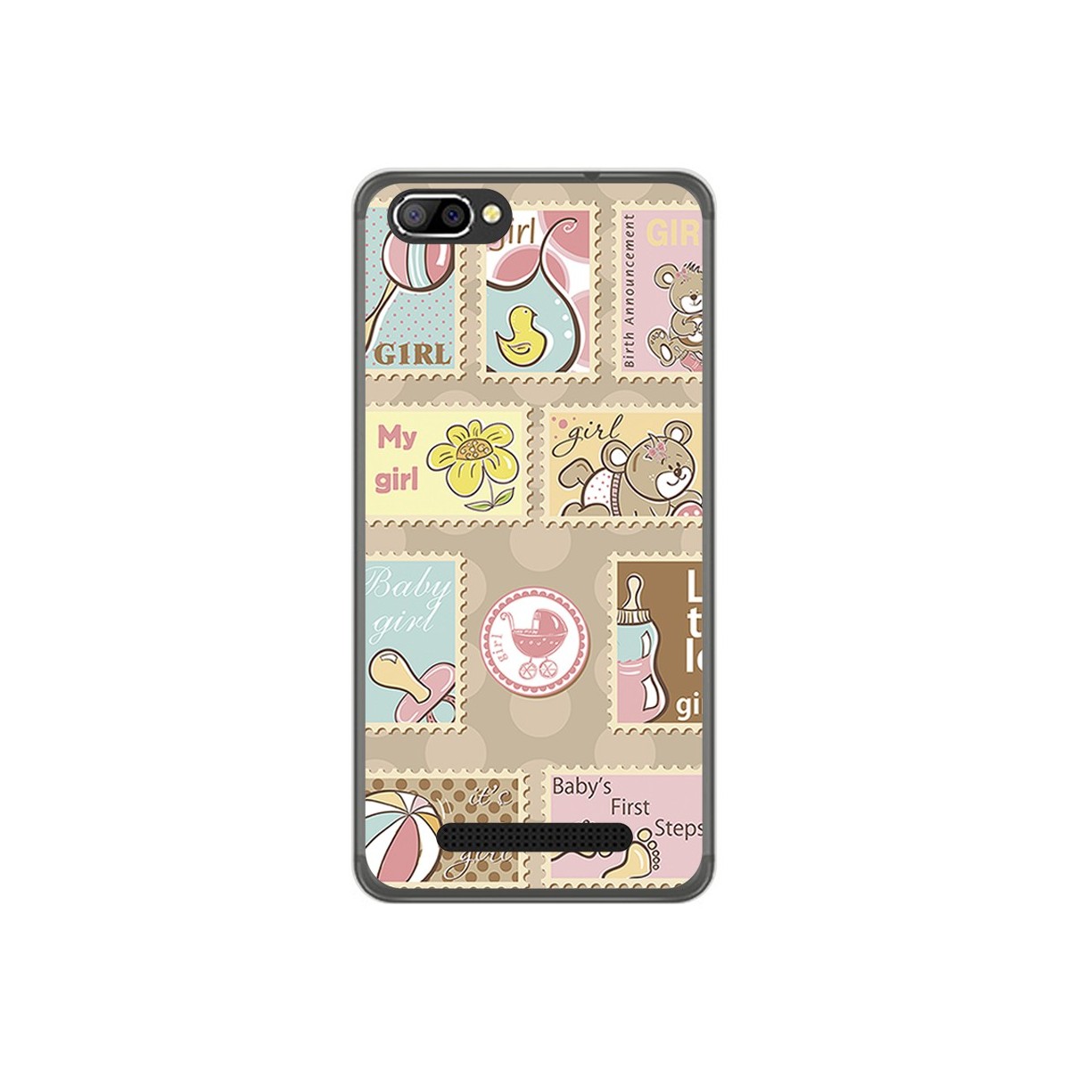 Funda Gel Tpu para Doogee X20 / X20L Diseño Sellos Dibujos