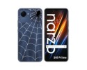 Funda Silicona Transparente para Realme Narzo 50i Prime diseño Araña Dibujos