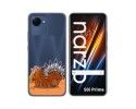 Funda Silicona Transparente para Realme Narzo 50i Prime diseño Bufalo Dibujos