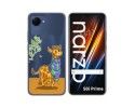 Funda Silicona Transparente para Realme Narzo 50i Prime diseño Jirafa Dibujos