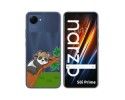 Funda Silicona Transparente para Realme Narzo 50i Prime diseño Panda Dibujos