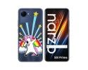 Funda Silicona Transparente para Realme Narzo 50i Prime diseño Unicornio Dibujos