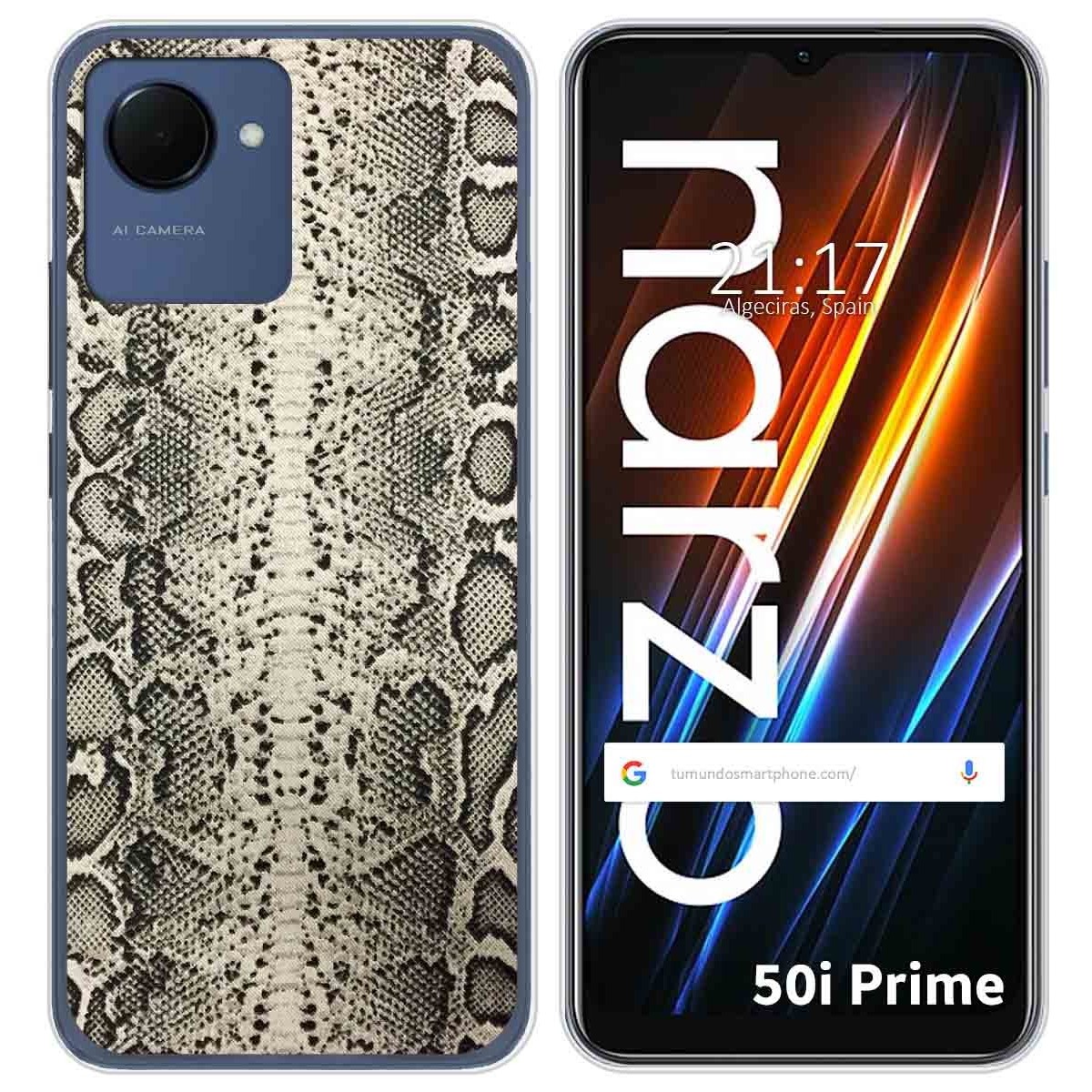 Funda Silicona para Realme Narzo 50i Prime diseño Animal 01 Dibujos