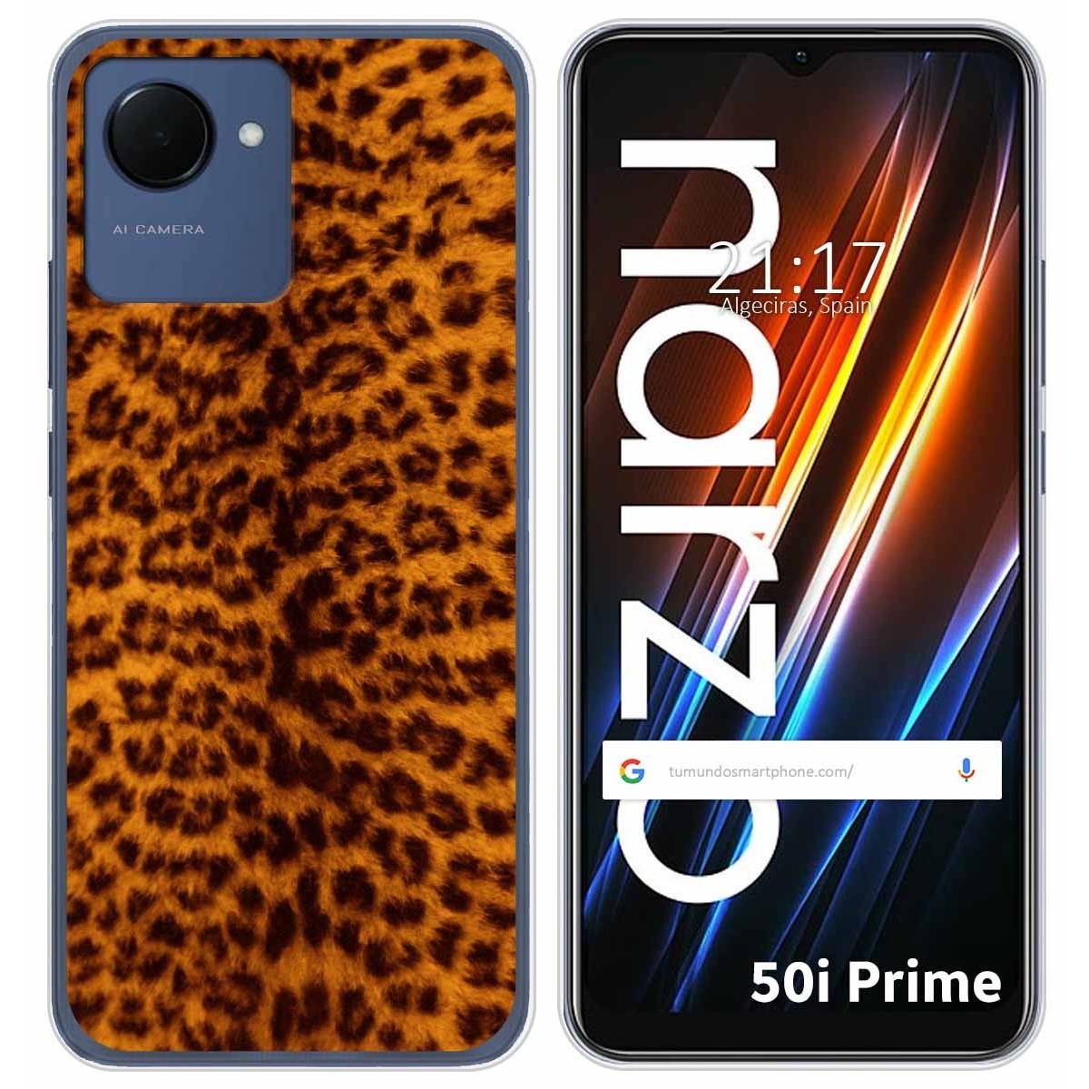 Funda Silicona para Realme Narzo 50i Prime diseño Animal 03 Dibujos