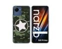 Funda Silicona para Realme Narzo 50i Prime diseño Camuflaje 01 Dibujos
