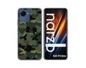 Funda Silicona para Realme Narzo 50i Prime diseño Camuflaje Dibujos