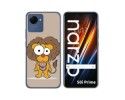 Funda Silicona para Realme Narzo 50i Prime diseño Leon Dibujos
