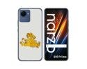 Funda Silicona para Realme Narzo 50i Prime diseño Leones Dibujos