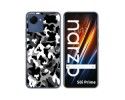 Funda Silicona para Realme Narzo 50i Prime diseño Snow Camuflaje Dibujos