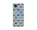 Funda Silicona Líquida Azul para Realme Narzo 50i Prime diseño Catrina Dibujos