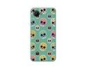 Funda Silicona Líquida Verde para Realme Narzo 50i Prime diseño Catrina Dibujos