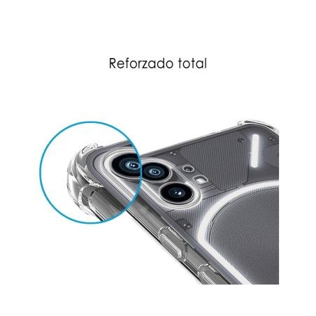 Funda Silicona Antigolpes Transparente para Nothing Phone 1