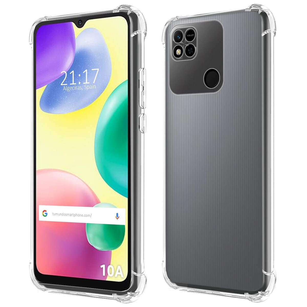 Funda Silicona Antigolpes Transparente compatible con Xiaomi Redmi 10A