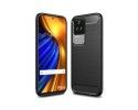 Funda Gel Tpu Tipo Carbon Negra para Xiaomi POCO F4 5G