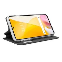 Funda Libro Soporte con Ventana para Xiaomi 12 Lite 5G color Negra 2
