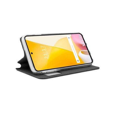 Funda Libro Soporte con Ventana para Xiaomi 12 Lite 5G color Negra