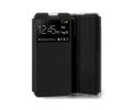 Funda Libro Soporte con Ventana para ZTE Blade A72 color Negra