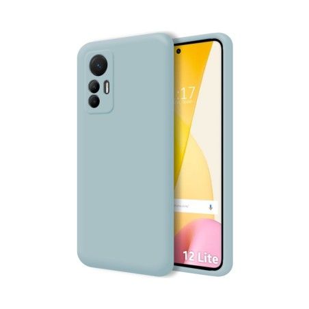 Funda Silicona Líquida Ultra Suave para Xiaomi 12 Lite 5G color Azul