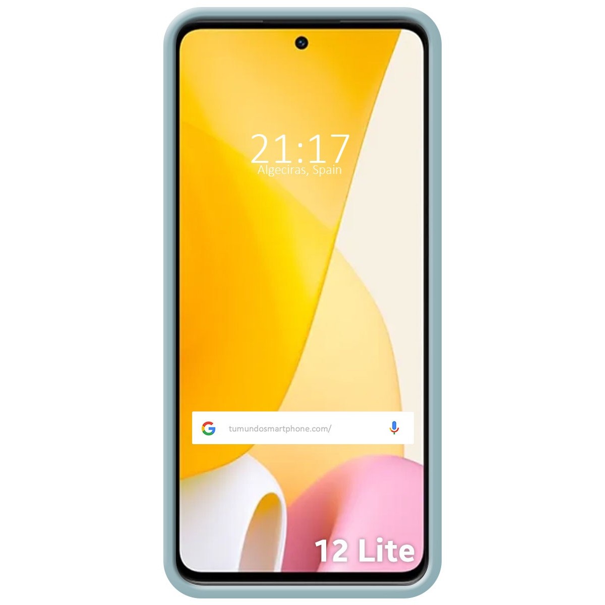 Funda Silicona Líquida Ultra Suave para Xiaomi 12 Lite 5G color Azul