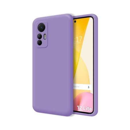 Funda Silicona Líquida Ultra Suave para Xiaomi 12 Lite 5G color Morada