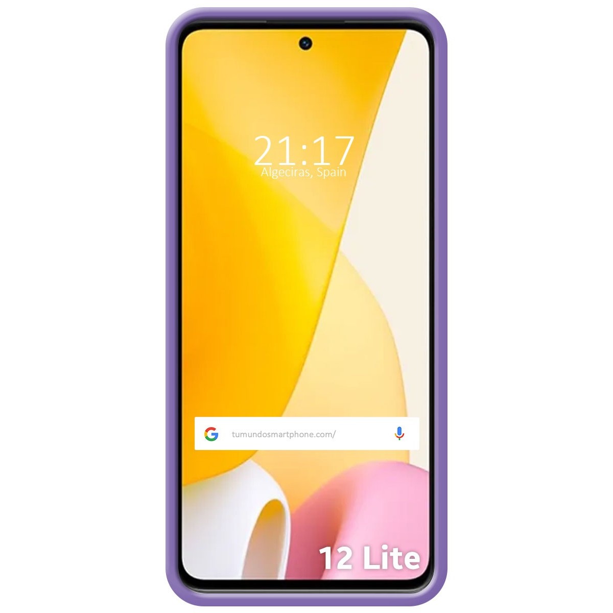 Funda Silicona Líquida Ultra Suave para Xiaomi 12 Lite 5G color Morada