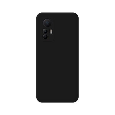 Funda Silicona Líquida Ultra Suave para Xiaomi 12 Lite 5G color Negra