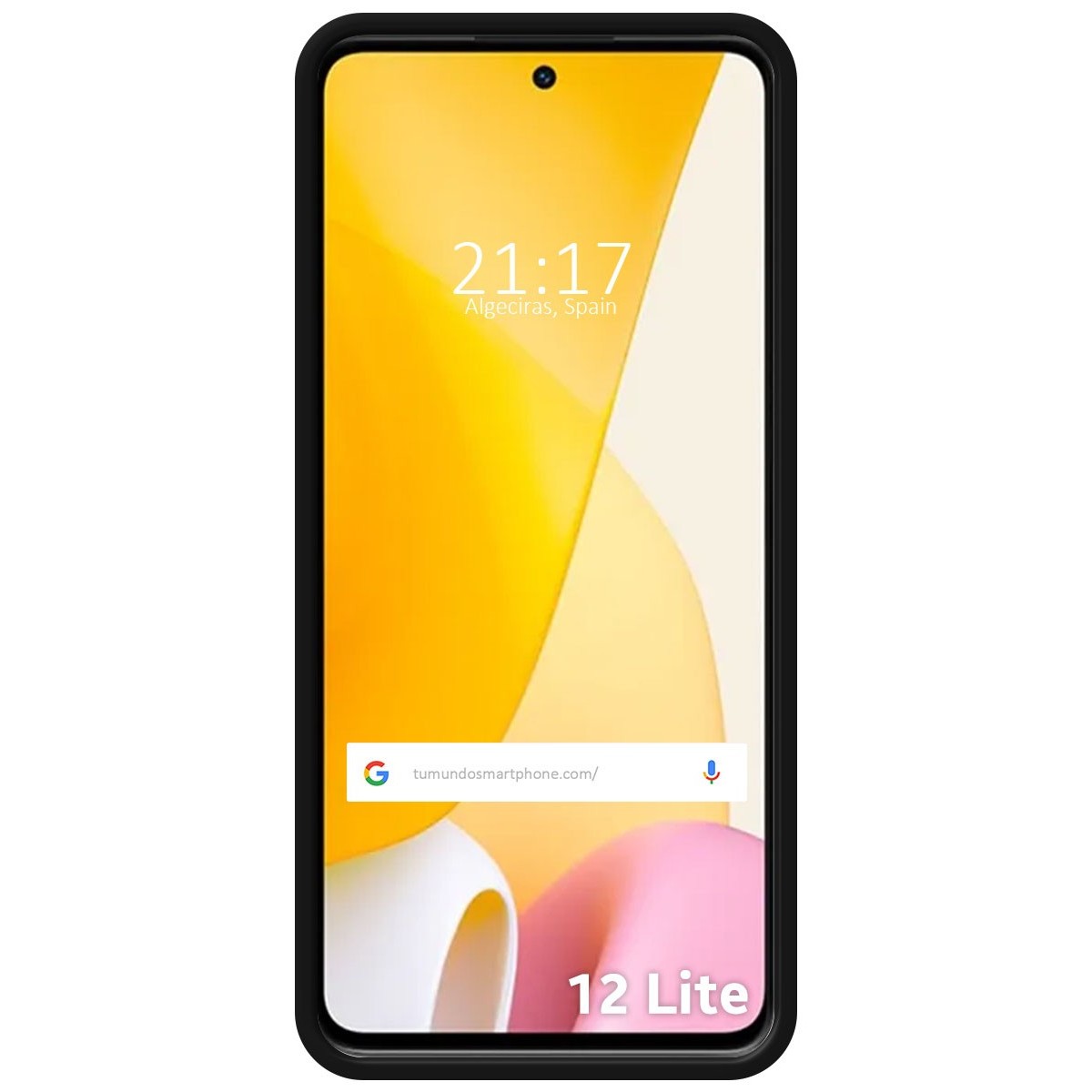 Funda Silicona Líquida Ultra Suave para Xiaomi 12 Lite 5G color Negra