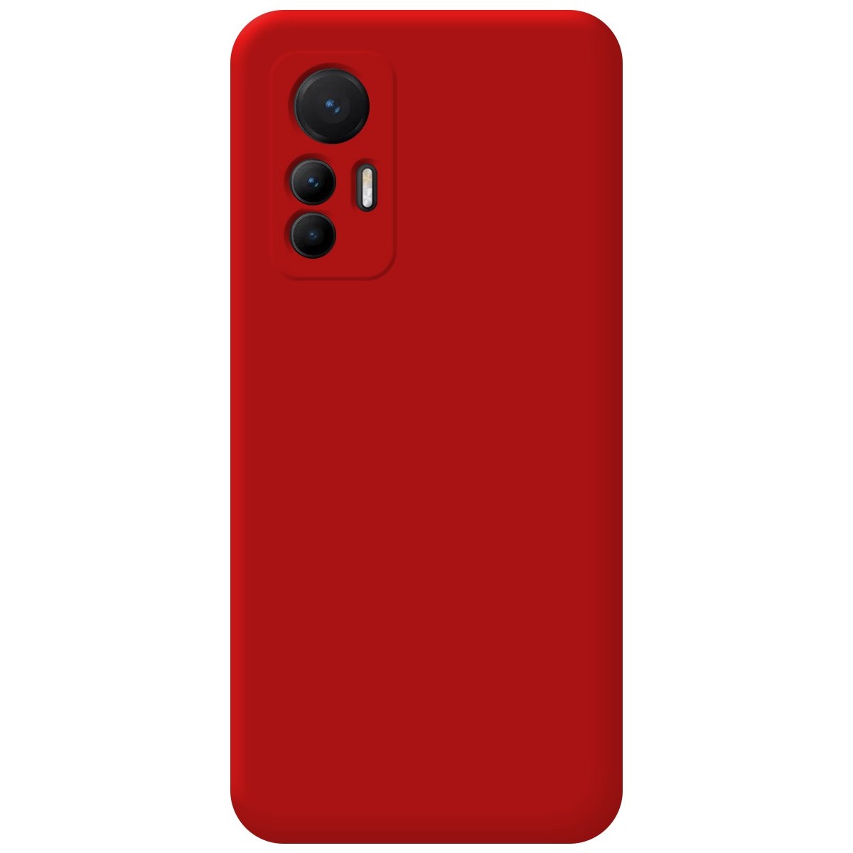 Funda Silicona Líquida Ultra Suave para Xiaomi 12 Lite 5G color Roja