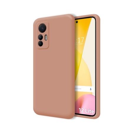 Funda Silicona Líquida Ultra Suave para Xiaomi 12 Lite 5G color Rosa